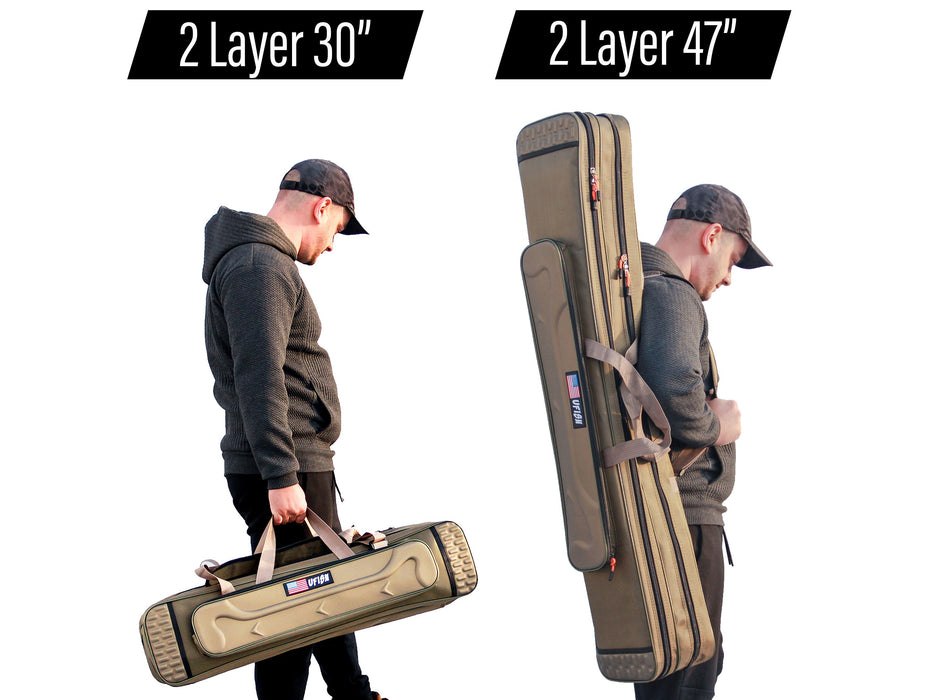 Fishing Rod Bag | Pole Travel Case | Ultimate Fisherman Gift | Gift For Dad & Hubby | Fishing Gift For Men | Gifts for dad | Hunting Bag