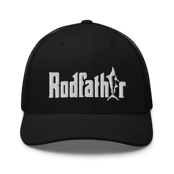 Rod Father Printed Cap | Father's Day Gift Idea | Cap For Fathers That Worth Being Called Father | Fly Fishing | Fishing Gift For Man - fihsinggifts