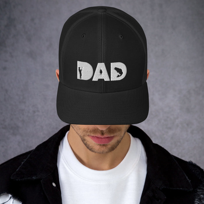 DAD Trucker Cap | Fez Cap For Daddy | Gifts To Fathers | Quality Trucker Cap | A Blessed Head Deserve A Blessed Head - fihsinggifts