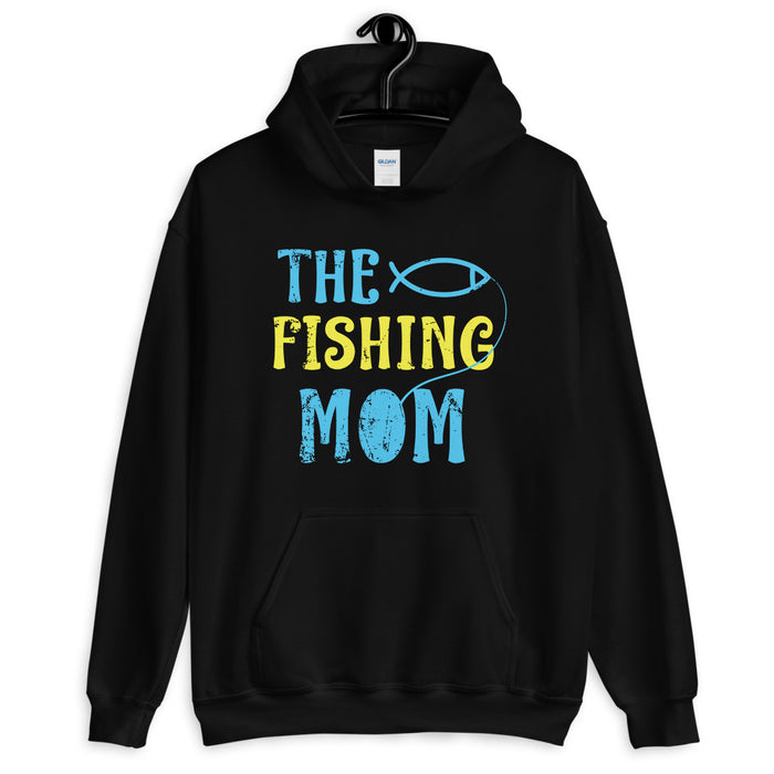 The Fishing Mom | Fishing Hoodie For Women | Fisher Woman Hoodie | Mother's Day Gift | Mom Fishing Hoodie |Hood for Mama | Hoodie for Granny - fihsinggifts