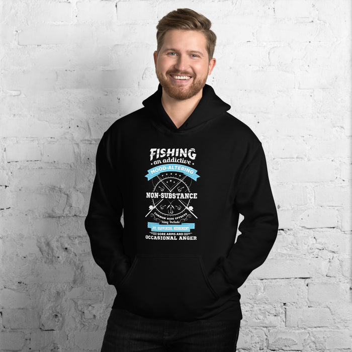 Fishing An Addictive Mood Altering | Hoodie For A Fish Lover | Fishing Hoodies For My Family | Fishing Sweat Hoodie For Fishers