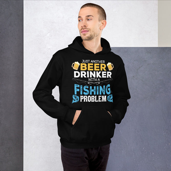 Beer Drinker That Love Fishing | Avid Fishing Hoodie | Fishing Gift | Fishing Hoodie | Fishing Gift For Men | Solved Problems Hoodie