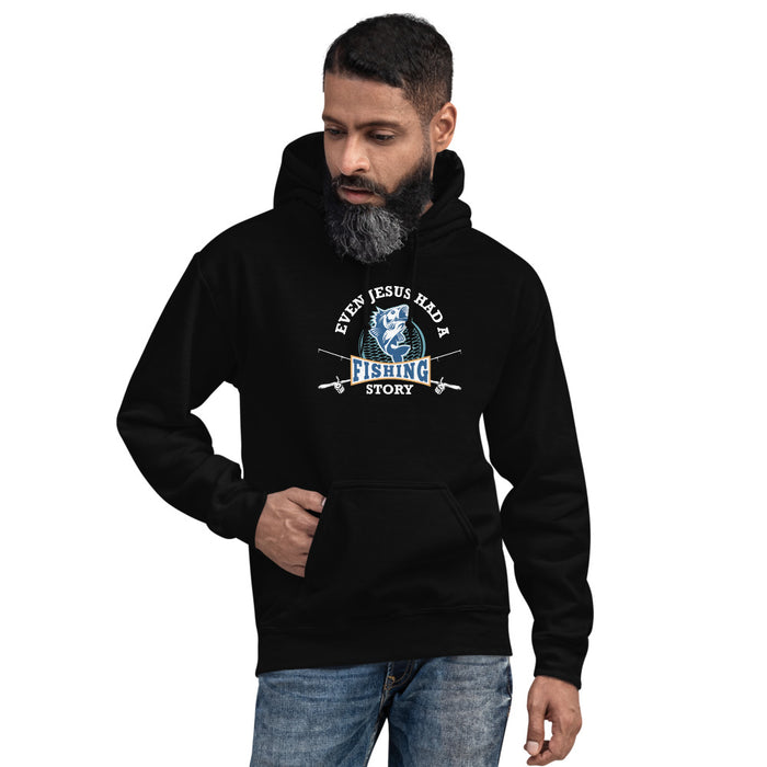 Jesus fishing story Hoodie | Awesome fishing gift idea for fisherman | Comfortable Hoodie for gift | Fisherman Gift Hoodie | Bass Fishing Gift