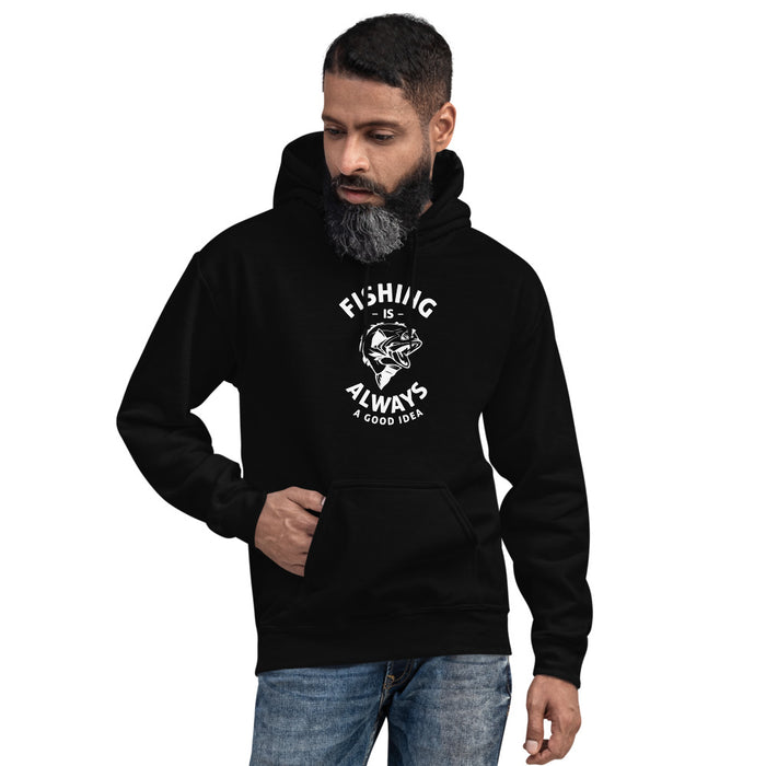 Unisex Fishing Hoodie | Hoodie for friend who fishes | Bass Fishing Gifts | Fishing Apparel