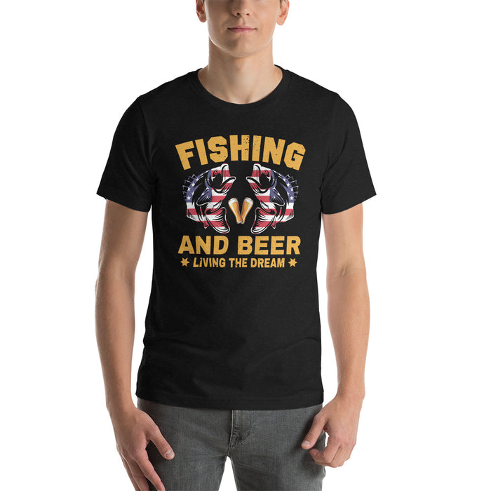 Fishing And Beer Shirt | Funny Beer Drinker Shirts | Fisherman Shirts | Gift For Dad | Gift For Him | Fishing Lovers Shirt| Fathers Day Gift - fihsinggifts