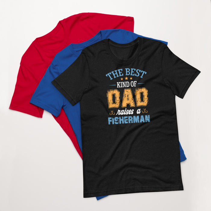 Dad And Parent That Raises A Fisherman | Fishing Shirt For Daddy And Grandpa | Perfect Fathers Day Fishing Present | Fishing Gift Papa - fihsinggifts