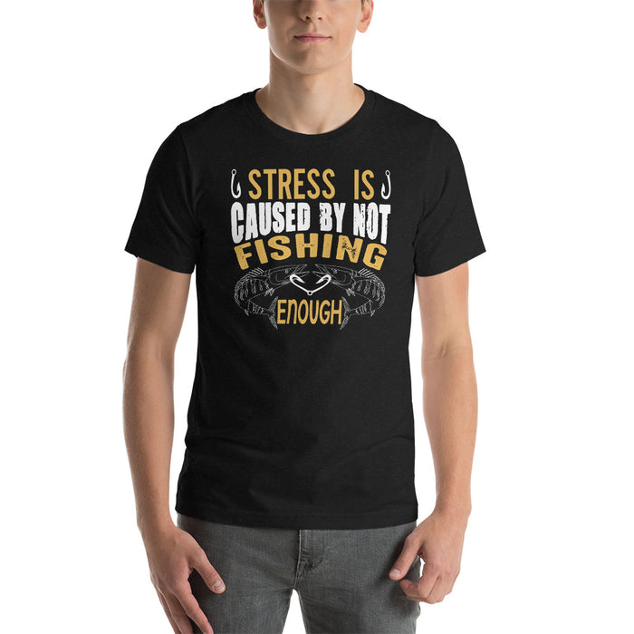 Stress Is Caused By Not Fishing Enough | Fishing Game | Fishing Shirt | Fishing Gift For Man | Fisherman Gifts | Fathers Day | Fishermen - fihsinggifts