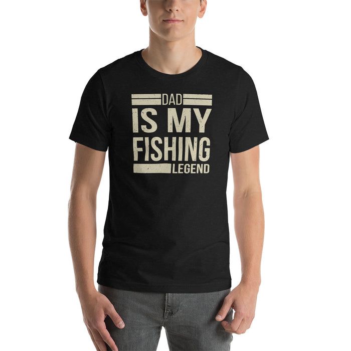 Dad Is My Fishing Legend | Surprising Dad With A T-Shirt | Father's Day Gift | Fishing Dad Shirt | Fishing Lover| Fishing Gift For Men - fihsinggifts