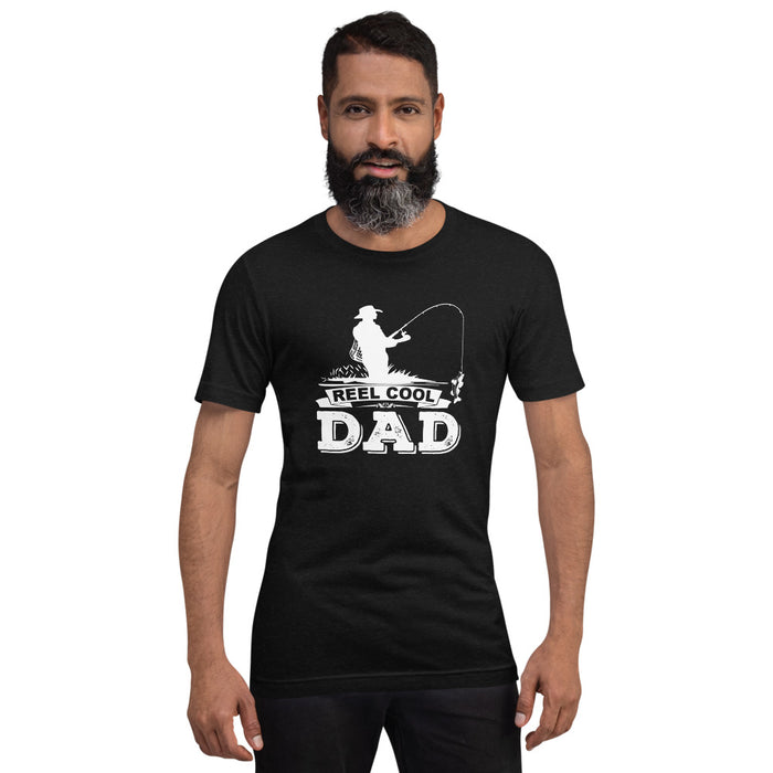 Reel cool dad | Trending shirt for dad | Best gift for fishing lover dad | Unisex T-Shirt