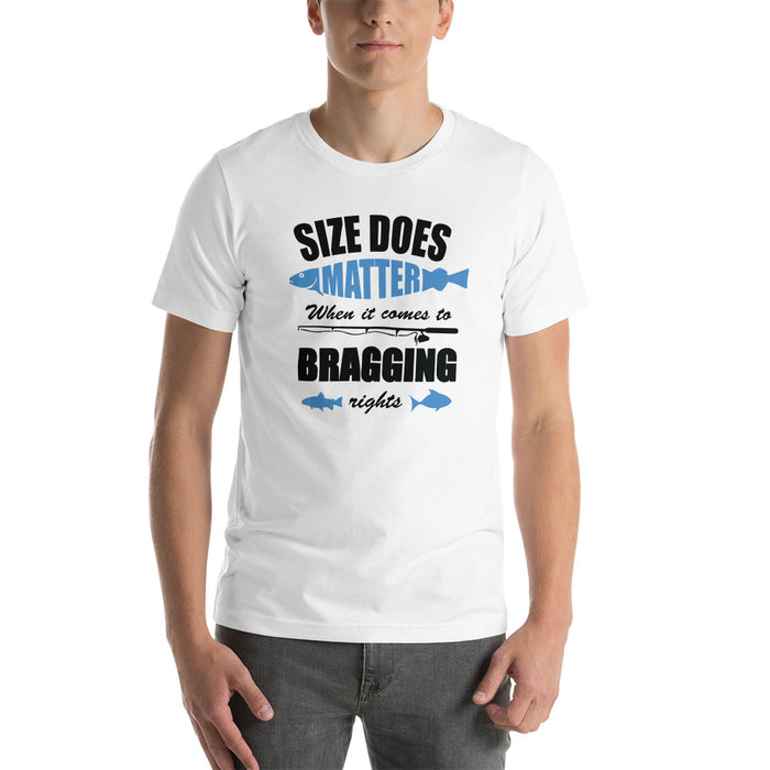 I Always Brag Right | Size Does Matter When It Comes To Bragging Funny Fishing Shirt | Unisex Tee | Fishing Gift For Passionate Fisherman - fihsinggifts