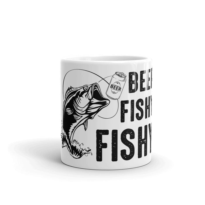 Beer Fishy Fishy Printed Mug | Coffee Mug For Myself | Fishing Gifts For Men | Gift For Family |Mug For Men Who Love Taking Beer And Fishing