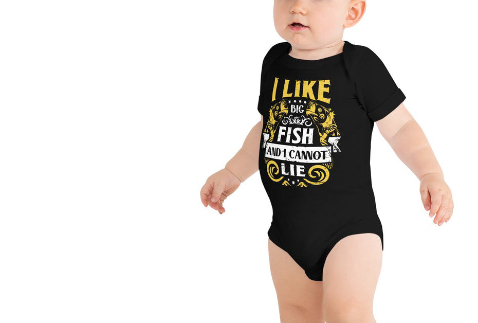 Baby Fishing Bodysuits | Personalized Fishing Gifts | Custom Fishing Gifts | CustomFishingGifts