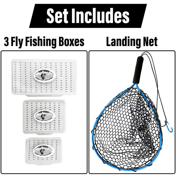 Fly Fishing Gifts | Fishing gift for Dad Husband | Trout Fisherman Gift | Best gifts for fisherman | Fly fish Net | Custom Fishing Gift