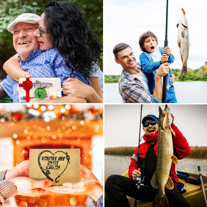 Gift For Dad | Fisherman Gift Box | Men Fishing Gift To Aid Fishing