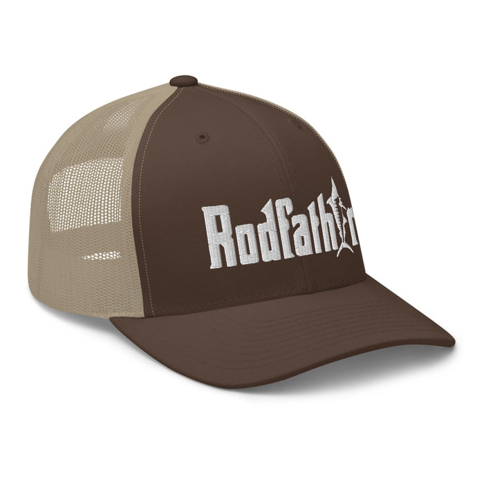 Rod Father Printed Cap | Father's Day Gift Idea | Cap For Fathers That Worth Being Called Father | Fly Fishing | Fishing Gift For Man - fihsinggifts