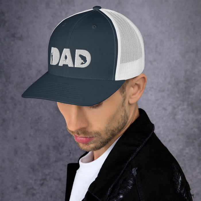 DAD Trucker Cap | Fez Cap For Daddy | Gifts To Fathers | Quality Trucker Cap | A Blessed Head Deserve A Blessed Head - fihsinggifts