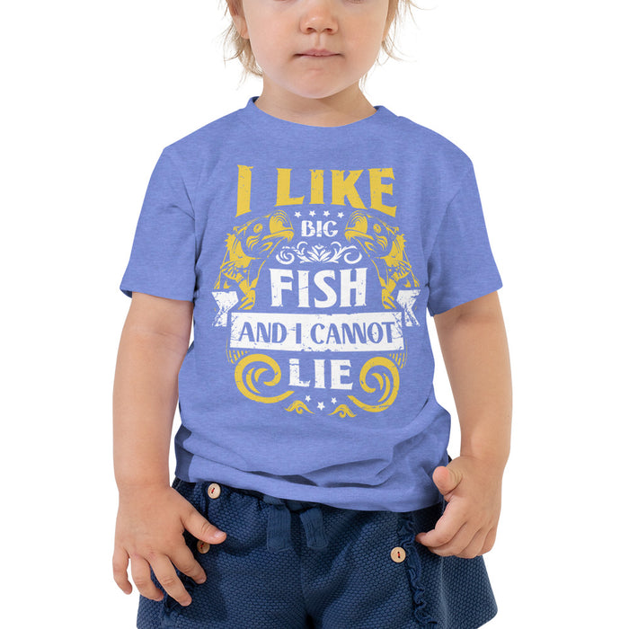 I Like Big Fish And I Can Not Lie | Hilarious Toddler Fishing Shirt | Best Fishing Gift For Someone Special in your life | DaddyDaughter Tee - fihsinggifts