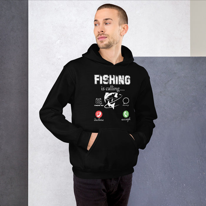 Fishing is Calling | Fishing Hoodie | C'mon Let Go Fishing | Answer The Call To Fish | Fishing Hoodie For Dad | Fathers Day Gift Fishing
