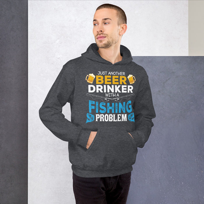 Beer Drinker That Love Fishing | Avid Fishing Hoodie | Fishing Gift | Fishing Hoodie | Fishing Gift For Men | Solved Problems Hoodie