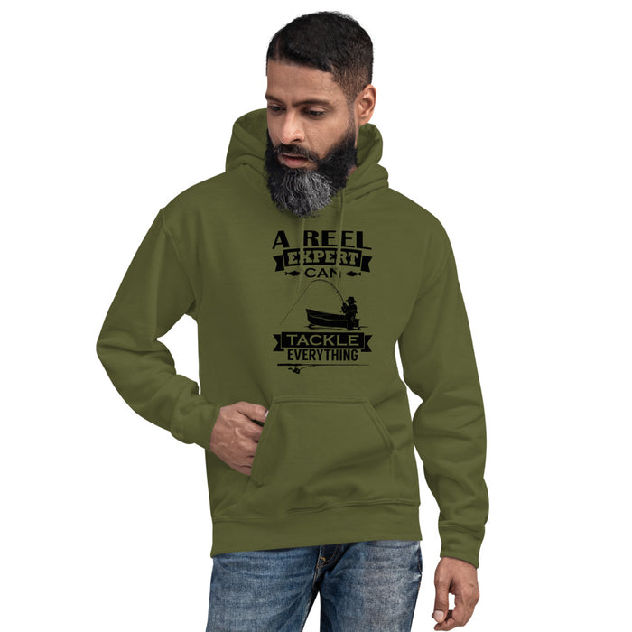 Fishing Reel Hoodie | Awesome gift for fisherman | Best Gift for Daddy for fathers day | Birthday Gift for man who loves fishing