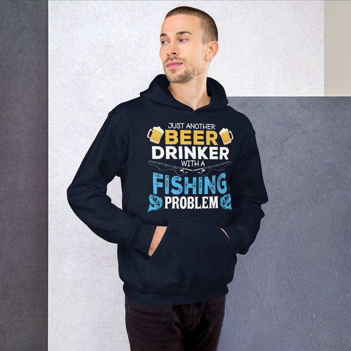 Beer Drinker That Love Fishing | Avid Fishing Hoodie | Fishing Gift | Fishing Hoodie | Fishing Gift For Men | Solved Problems Hoodie
