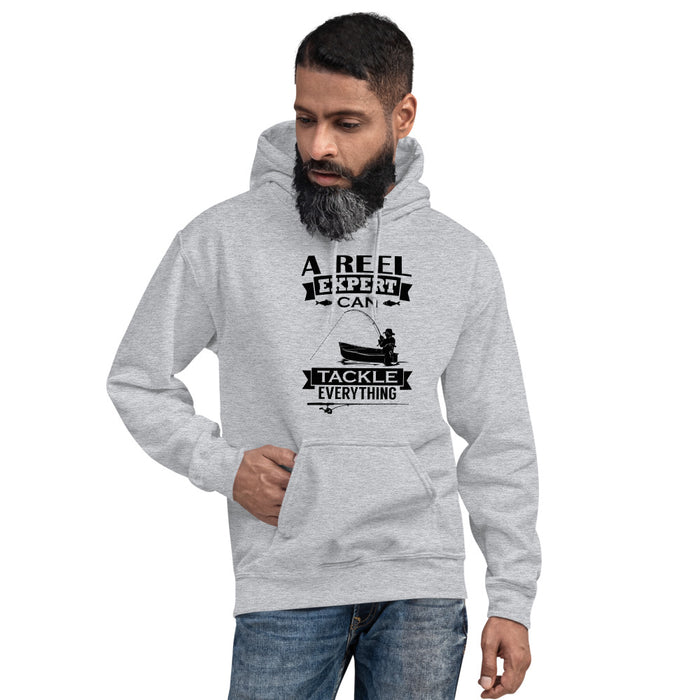 Fishing Reel Hoodie | Awesome gift for fisherman | Best Gift for Daddy for fathers day | Birthday Gift for man who loves fishing