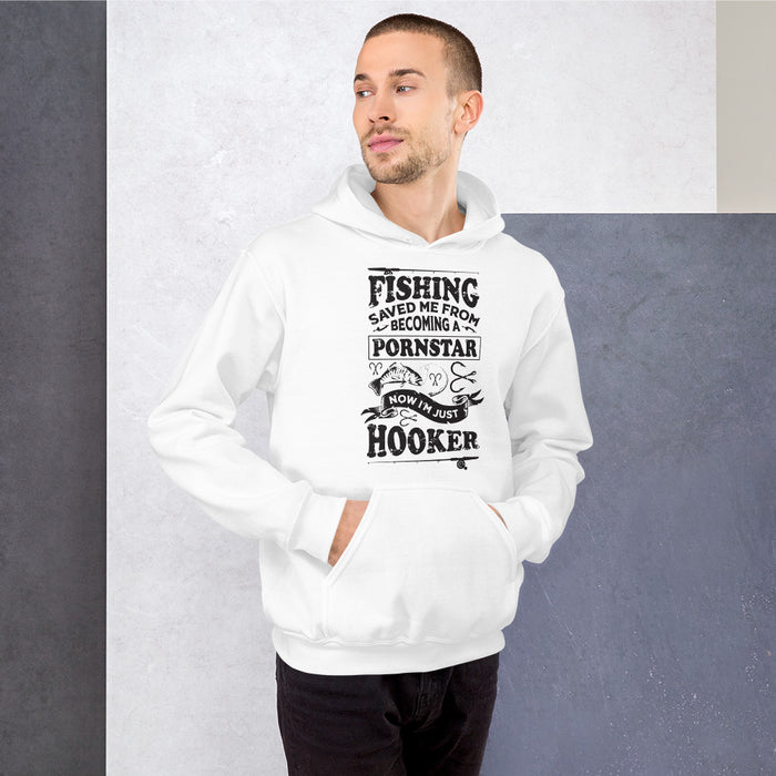 Hooker Man Funny Fishing Hoodie | Cool Fishing Gift for your Fishermen | Fishing Gift for Men in your Life | Daddy cool hoodie | Birthday - fihsinggifts