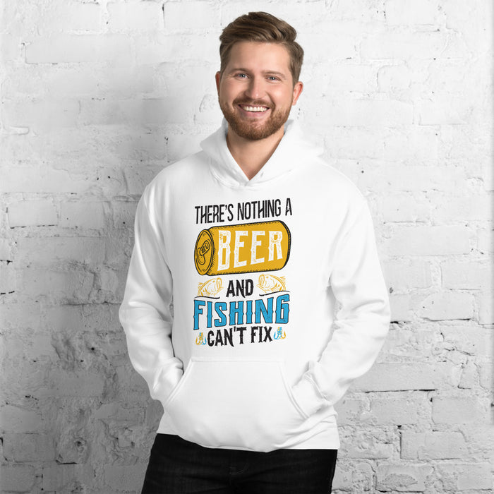 Funny Fishing Hoodie, Beer and Fishing Hoodie, Funny Beer Hoodie, Funny Fishing Gift for man, Fishing Hoodie, Fisherman Hoodie, Daddy Hoodie