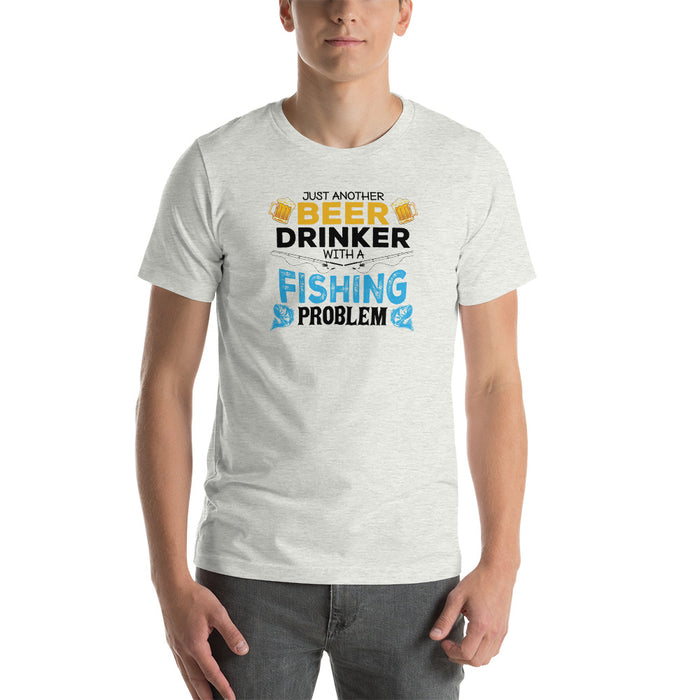 Fishing Problem That A Bottle Of Can Solve | Avid Fishing T-shirt | Funny Fishing Gift | Fishing T-Shirt | Fishing Gift For Man - fihsinggifts