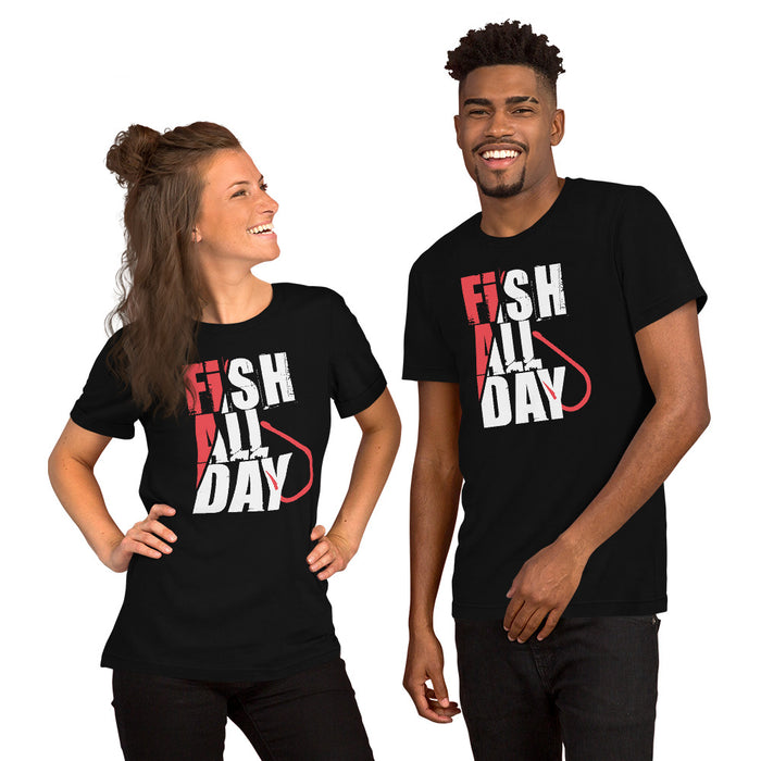 Fishing All Day | All Day Fishing | Fishing Gift For Dad Husband Boyfriend | Summer Fishing Shirt | Fathers Day Gift | SVG Fishing Shirt - fihsinggifts
