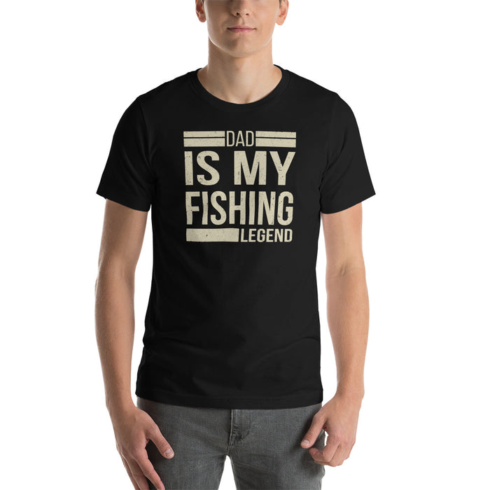 Dad Is My Fishing Legend | Surprising Dad With A T-Shirt | Father's Day Gift | Fishing Dad Shirt | Fishing Lover| Fishing Gift For Men - fihsinggifts