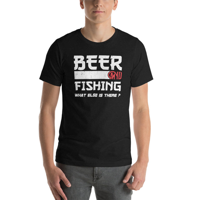 Beer And Fishing What Else Is There | All I Know Is To Fish And Take Beer | Well Printed Shirt Funny Fishing Gift For Men | Tee For Dad - fihsinggifts