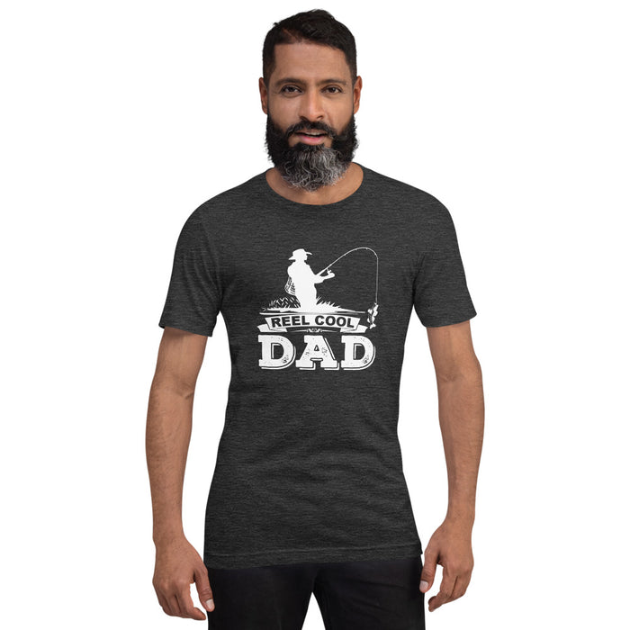 Reel cool dad | Trending shirt for dad | Best gift for fishing lover dad | Unisex T-Shirt