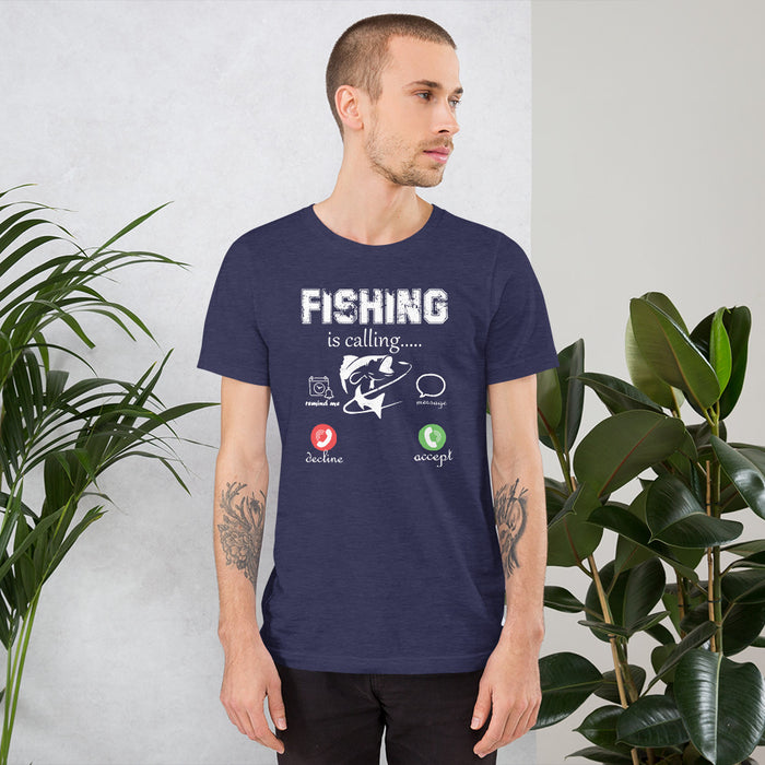 Fishing Is Calling T-Shirt | Accept The Call To Fish | Let Go Fishing | Fishing Shirt For Every Family Members | Fathers Day Fishing Gifts - fihsinggifts