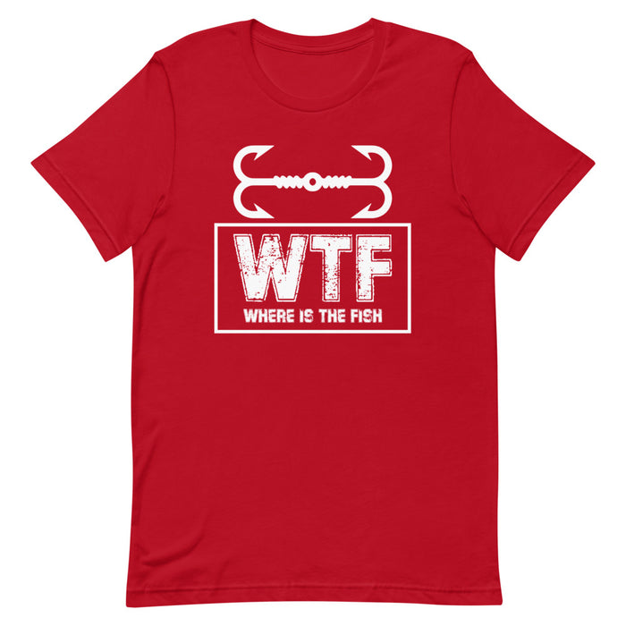 WTF Fishing Shirt, Fishing Shirt For Men, Funny Fishing T-Shirt