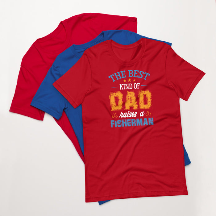 Dad And Parent That Raises A Fisherman | Fishing Shirt For Daddy And Grandpa | Perfect Fathers Day Fishing Present | Fishing Gift Papa - fihsinggifts