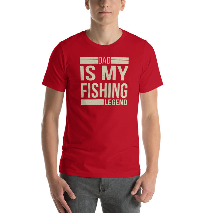 Dad Is My Fishing Legend | Surprising Dad With A T-Shirt | Father's Day Gift | Fishing Dad Shirt | Fishing Lover| Fishing Gift For Men - fihsinggifts