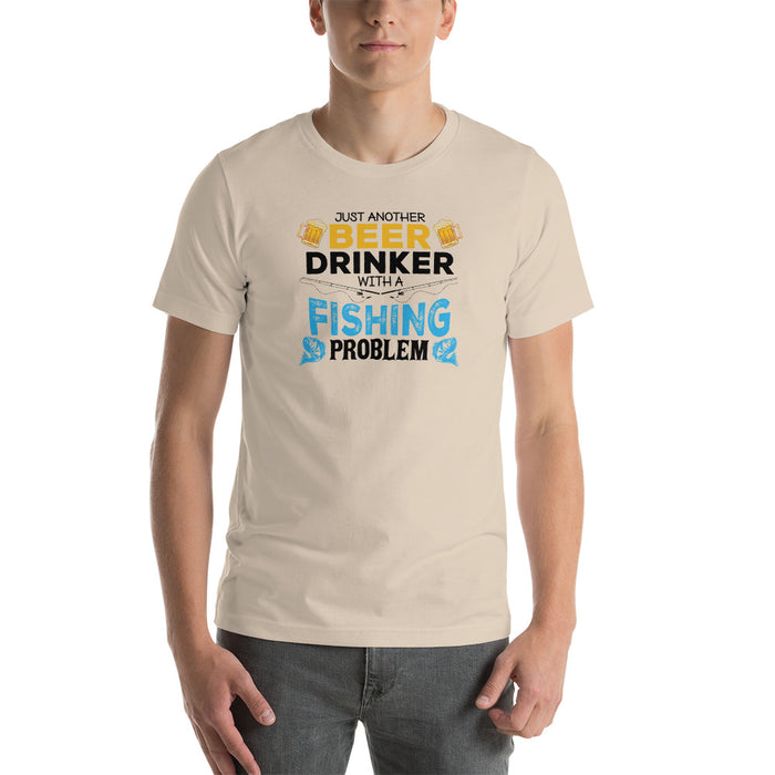 Fishing Problem That A Bottle Of Can Solve | Avid Fishing T-shirt | Funny Fishing Gift | Fishing T-Shirt | Fishing Gift For Man - fihsinggifts
