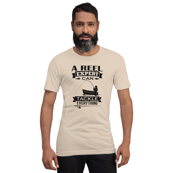 A real expert can tackle everything | Trending shirt for an expert fisher | Best gift for your fisher man | Unisex T-Shirt