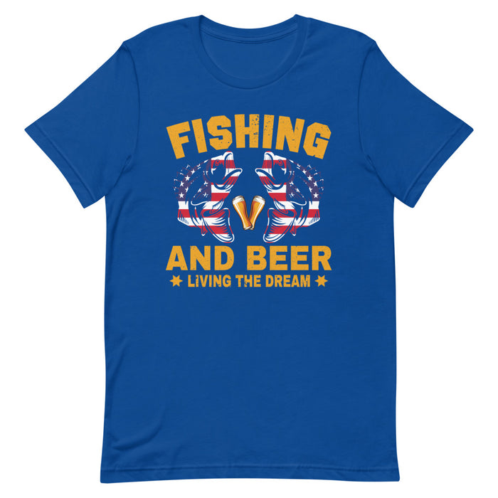 Fishing And Beer Shirt | Funny Beer Drinker Shirts | Fisherman Shirts | Gift For Dad | Gift For Him | Fishing Lovers Shirt| Fathers Day Gift - fihsinggifts