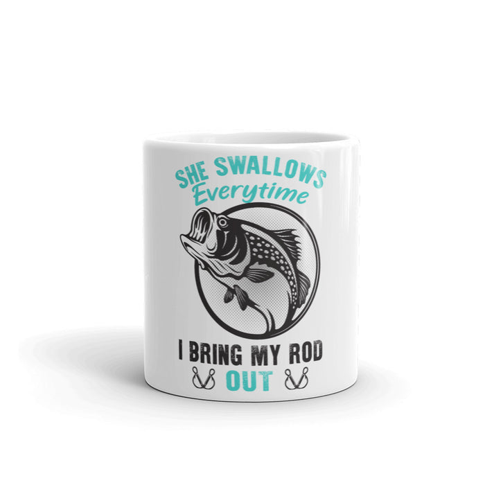 Funny Fishing Gifts Coffee Mug For Him | Best Gift For Husband Dad Granddad Who Loves fishing | Bass Fishing Gift | Coffee Mug - fihsinggifts