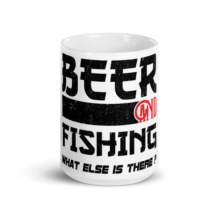 Beer And Fishing Funny mug, Fishing Gift For Man Who Loves Fishing