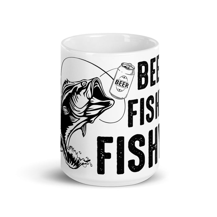 Beer Fishy Fishy Printed Mug | Coffee Mug For Myself | Fishing Gifts For Men | Gift For Family |Mug For Men Who Love Taking Beer And Fishing